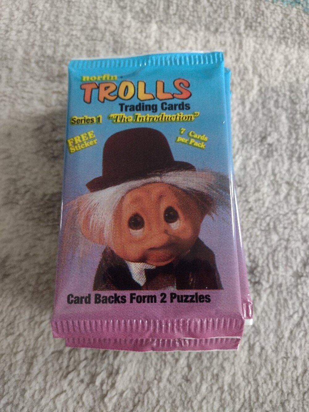 12 Norfin Trolls packs of trading cards new